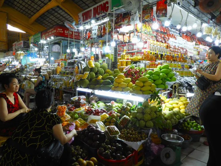 檳城市場水果攤