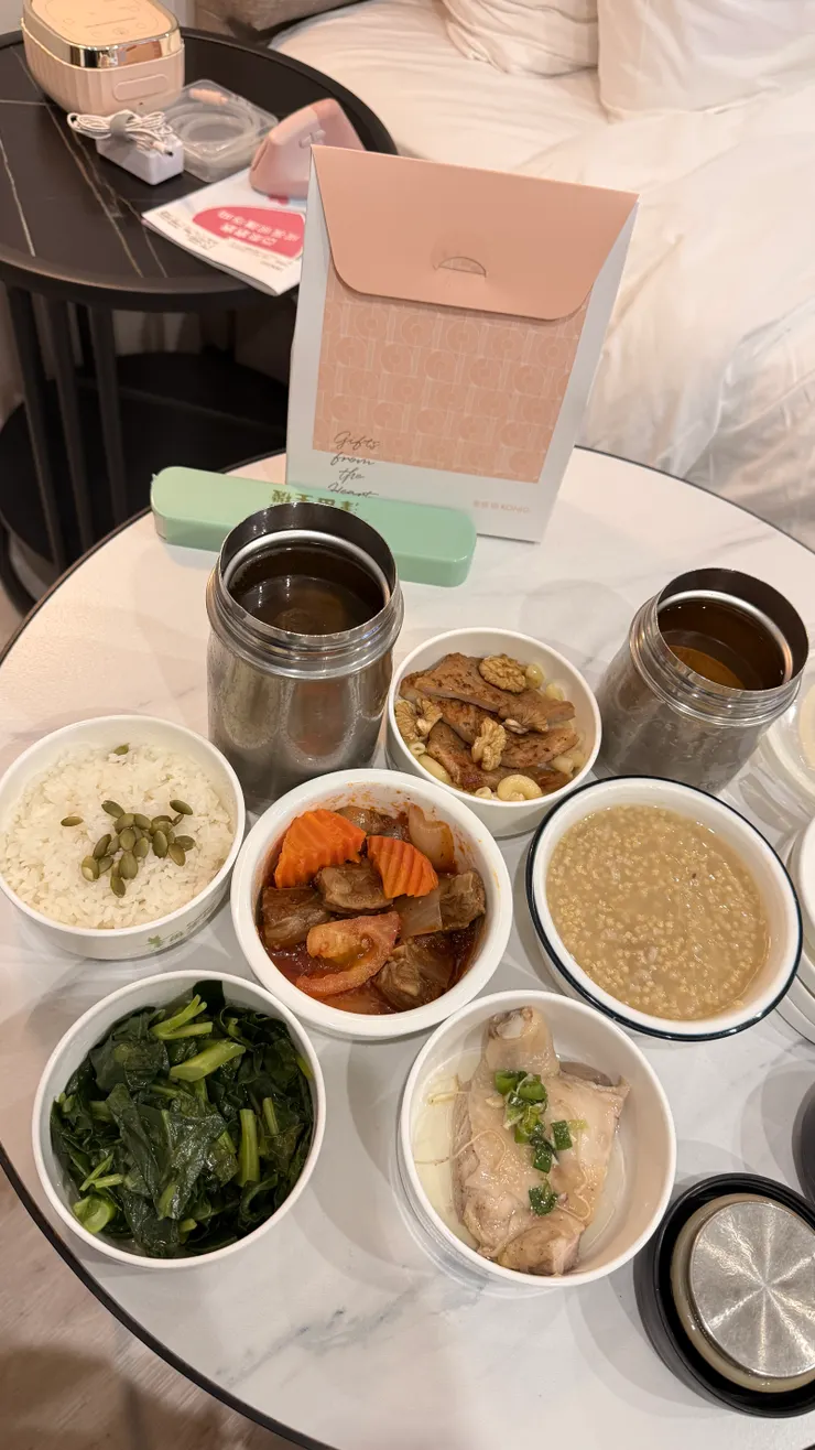 隨餐附贈的金格彌月禮試吃