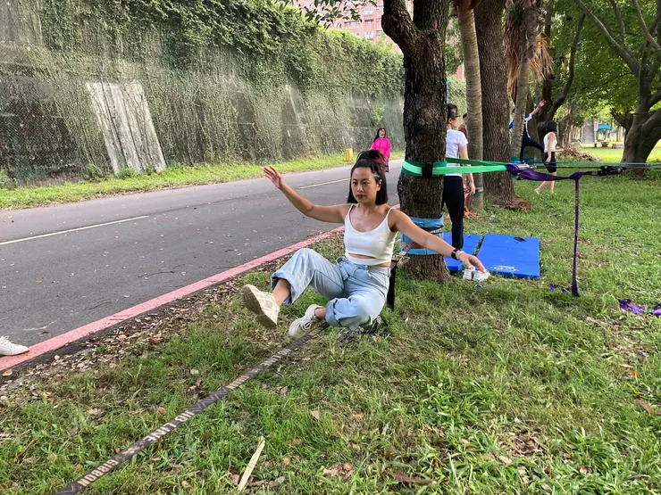 走繩像生活,有時候越放鬆自在,就能越順