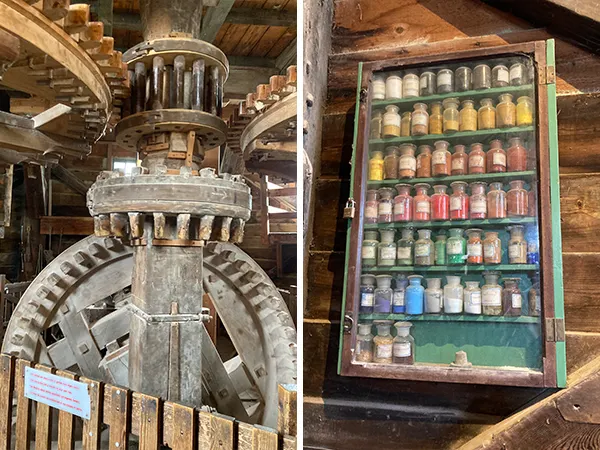 逛了一下磨色粉的風車，最近重新買起油畫顏料才發現很多老牌子都是荷蘭起家，在這個產業中風車也佔了很重要的角色啊