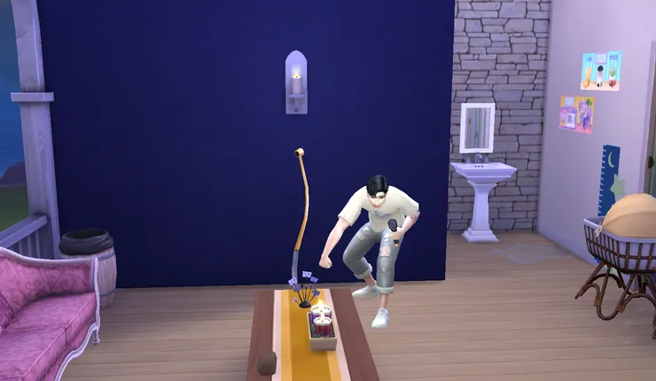 棣棣有時候半夜回到家還在練習...