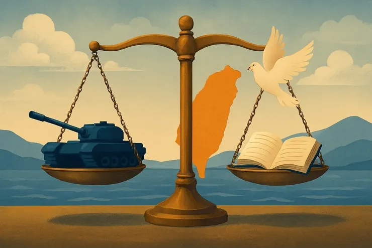 《院論》實力與智慧的對稱：構築兩岸關係穩定的雙軌戰略（圖：使用AI工具生成）