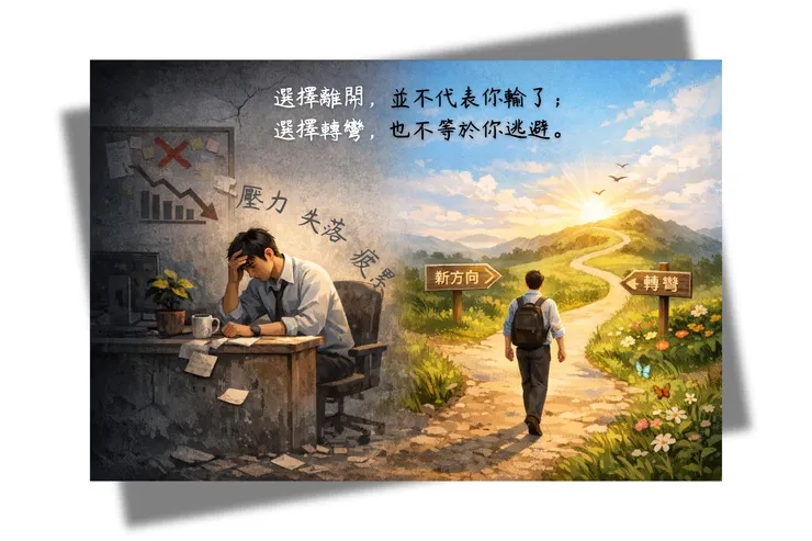 人生急轉彎，新方向