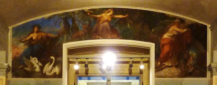 柏林新博物館的諾恩三女神壁畫