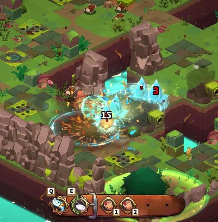 戰鬥地圖很像簡化的黑帝斯