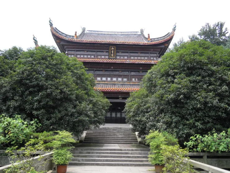 御書樓，聽說只開放給湖南大學教授進去，一般人則不行