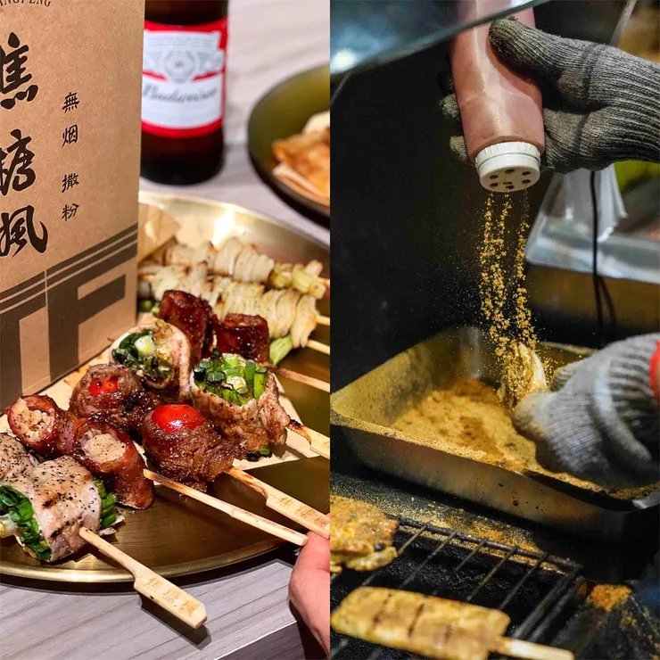 圖說:焦糖楓以獨家漢方烤肉粉及淡雅回甘醬油調味,堅持新鮮現烤不油炸,深受消費者喜愛。(資料來源:焦糖楓)