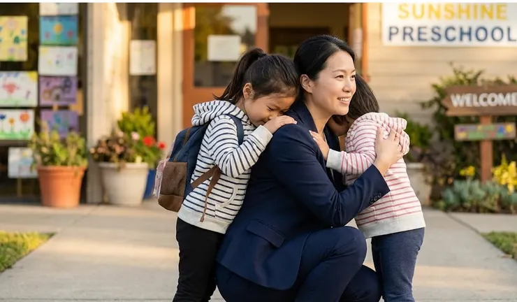 面對分離焦慮,職場 媽媽 需要先安頓好自己的心,孩子才能感受到穩定的力量。