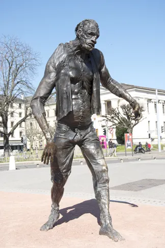 在這裡怪物殺死法蘭克斯坦的弟弟 : Plainpalais, Geneva