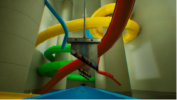 後室雖然有日常的場景，但充滿了詭異感