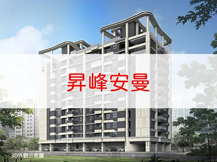 【新北】新店區 | 昇峰安曼 | 二房(21~27坪)、三房(28~33坪)、四房(44~54坪)