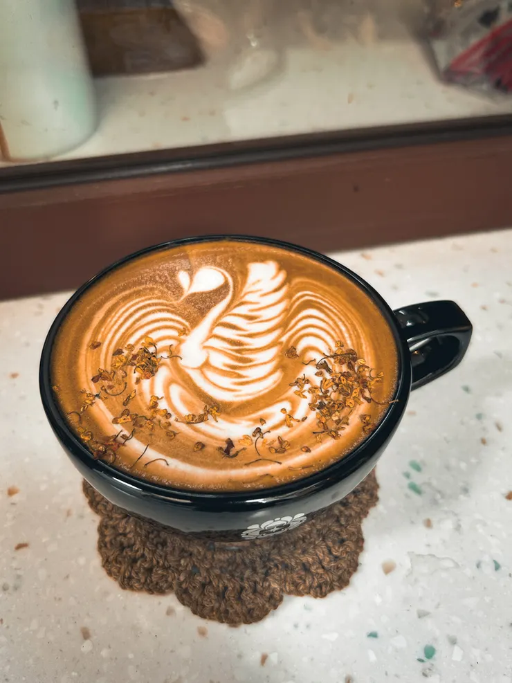 桂花蜂蜜拿鐵