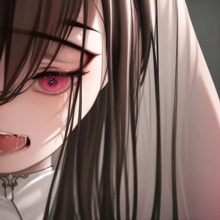 被下體衝擊到頭部的充血眼睛