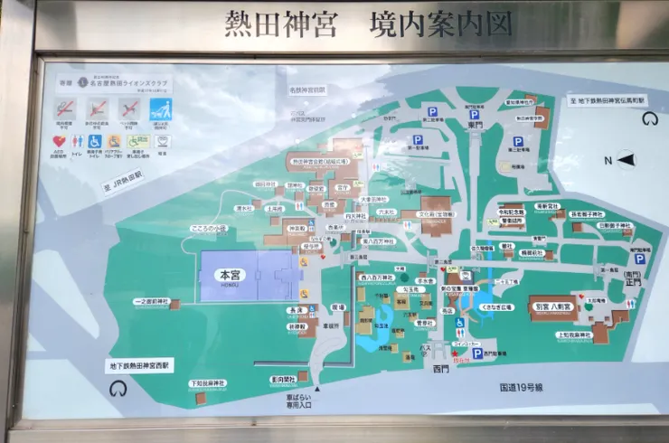 熱田神宮範圍地圖