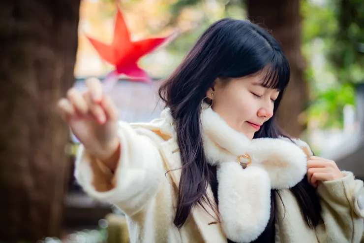 在日本由布院拍下照片。