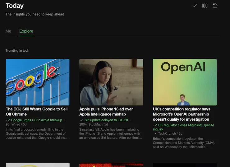 聚合平台可以訂閱多個網站，不用為了看新聞東奔西走。