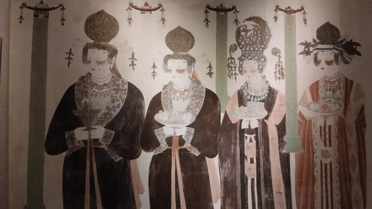 敦煌壁畫中的貴婦供養人