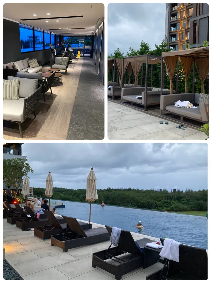 最大亮眼的無邊際泳池!