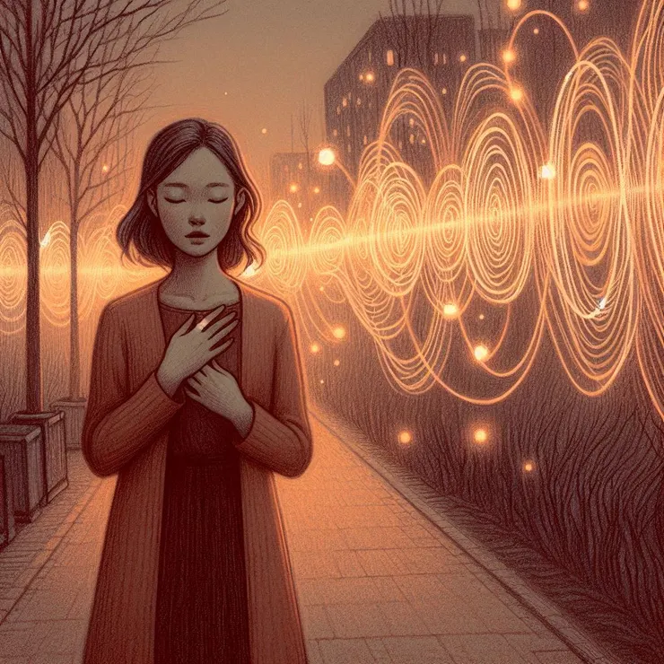 作者以 Bing Image Creator 生成圖像,靈感來自《內心的駝鈴》詩作意象(僅供本文使用,未經授權請勿擷取或另作用途。)