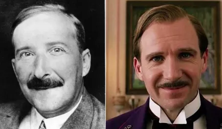 Stefan Zweig(左)& M. Gustave(右)