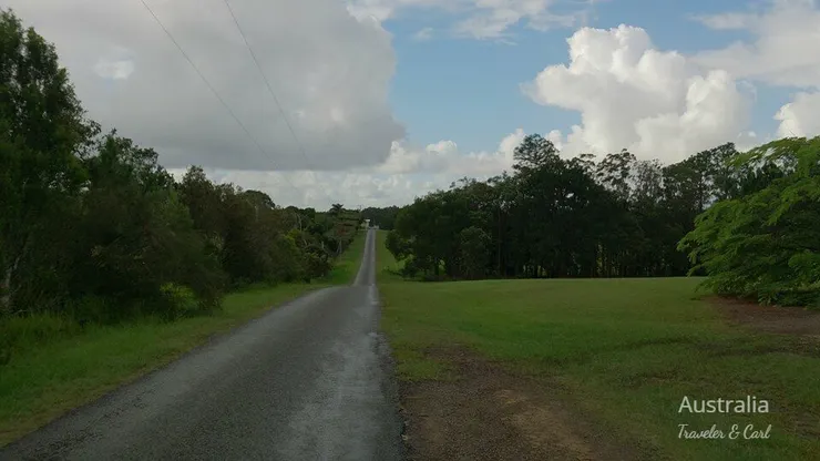 Caboolture 農場小徑，雲很多，但天氣還不錯