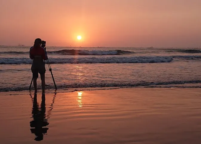 如果有趕上的話,可以看到的夕陽QQ(擷取自google地圖)