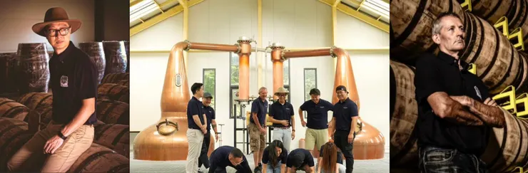 創辦人Do Bryan Han / 酒廠的員工們 / 釀酒大師Andrew Shand (照片來自Three_Societies官方Instagram)