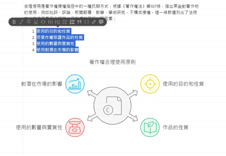 Article Editor of Napkin AI