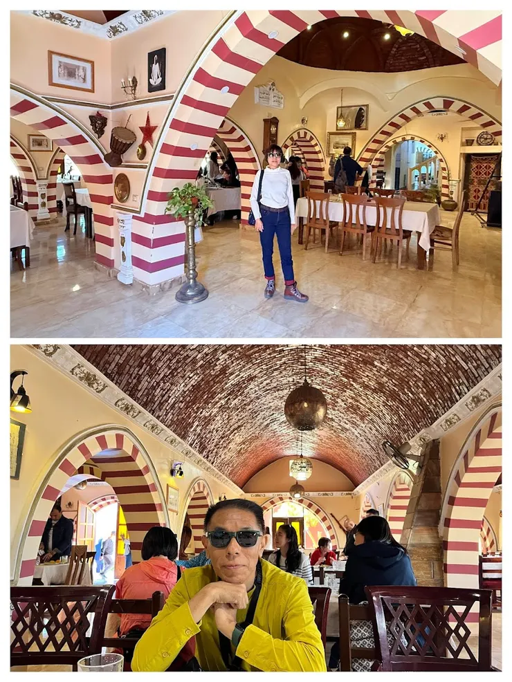 內部拱門紅白斑馬條紋， 有哥多華清真寺拱門影子。