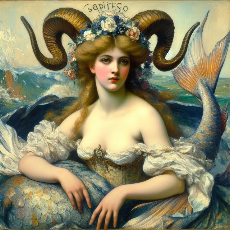 金星進魔羯 AI生成