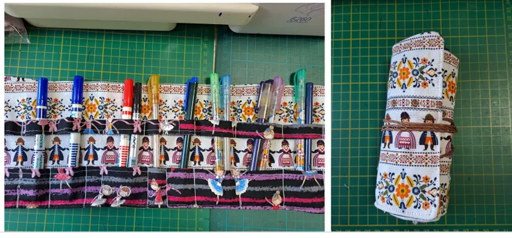 蒔緣手作品：繪畫工具袋