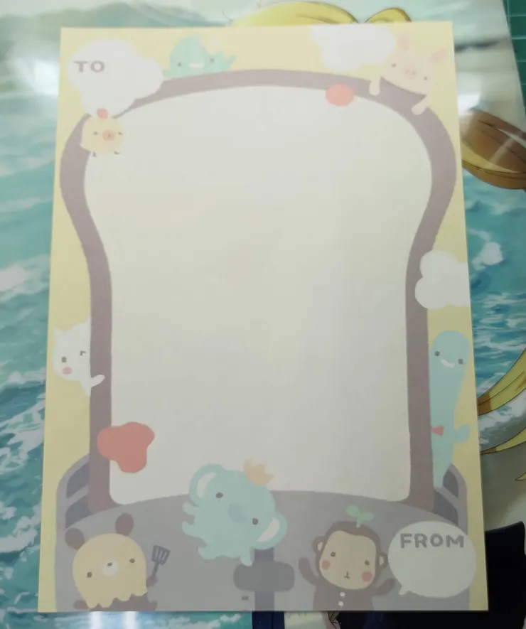 無論是畢業、生日、父/母親節或各種紀念日，即便是平凡無奇的一天，只要碰上想要感謝的場合，不妨動手寫下心中的想法，傳達給對方吧！