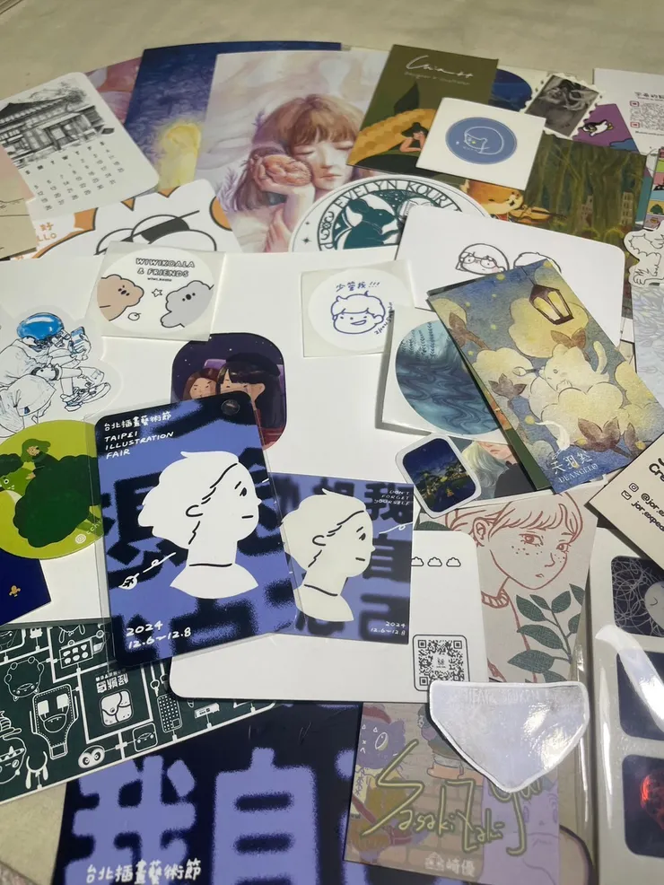 名片貼紙小卡滿山滿海