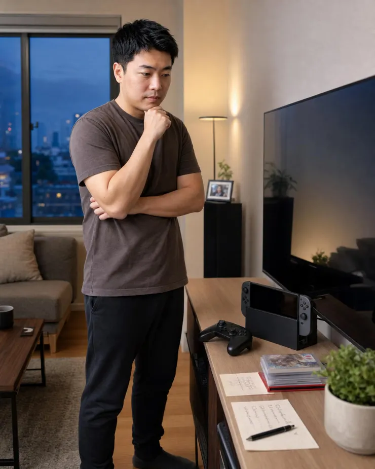 梁練偉在客廳主機升級場景比較 Switch 2、PlayStation 與遊戲訂閱成本
