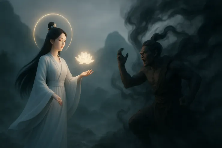 雲霞渡的青蓮仙子