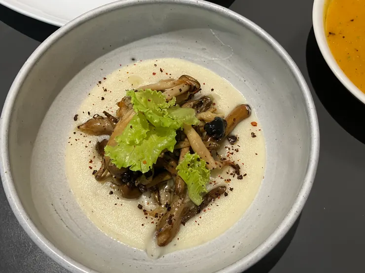 香草烤菇小農馬鈴薯泥  ＠木葉粗食