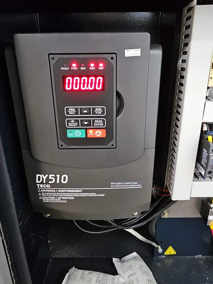 全系統使用東元大廠所生產的變頻器，壽命有保障。