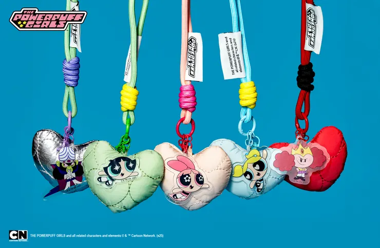 《飛天小女警》_愛心吊飾鑰匙圈$280