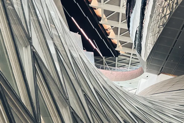 展馆的曲面表皮