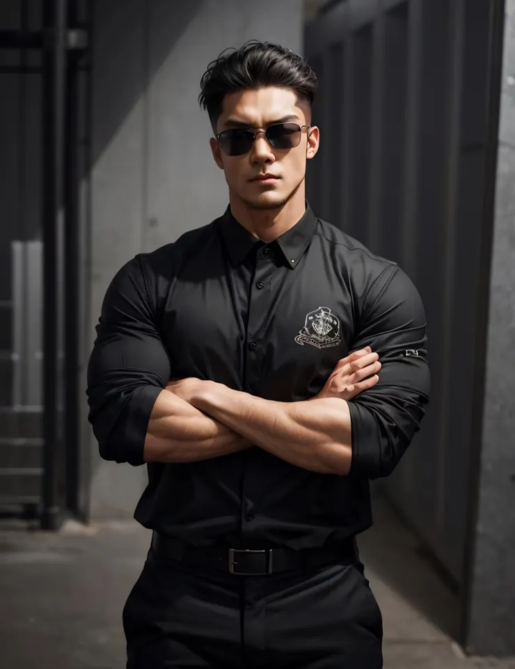 好心的保鑣先生，ai示意圖