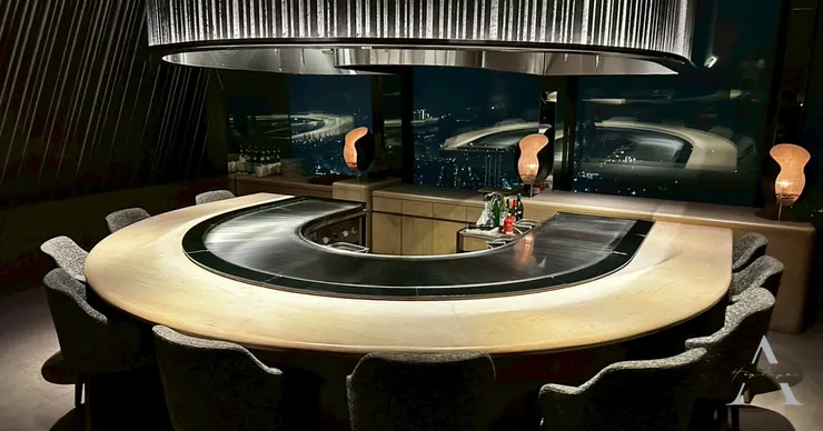 微風南山美食｜信義區景觀餐廳The Ukai Taipei 米其林一星鐵板燒