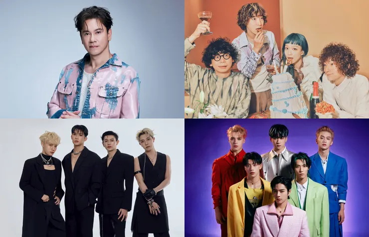 重量級卡司齊聚花蓮跨年夜！情歌天王李聖傑、超人氣男團 Ozone、風格多變的 VERA。（圖／花蓮縣政府提供）