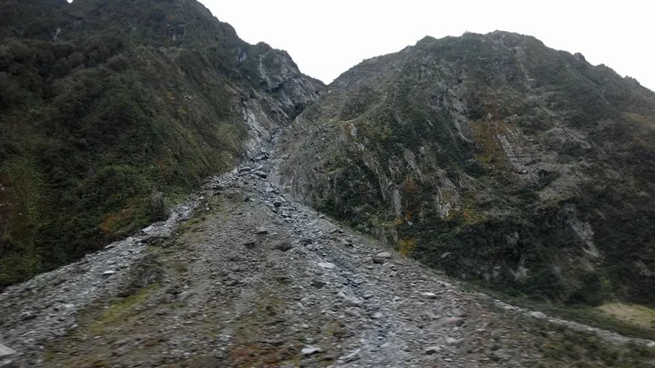 沒有結冰的冰川