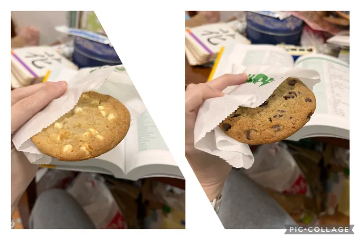 白巧克力夏威夷豆、黑巧克力軟餅乾。