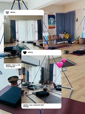 頌缽與金字塔的結合
