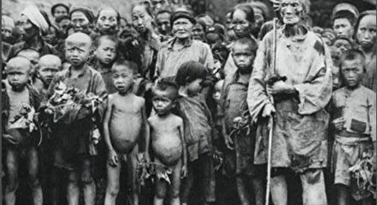 大饑荒時期的照片  圖片來源：hardwarezone