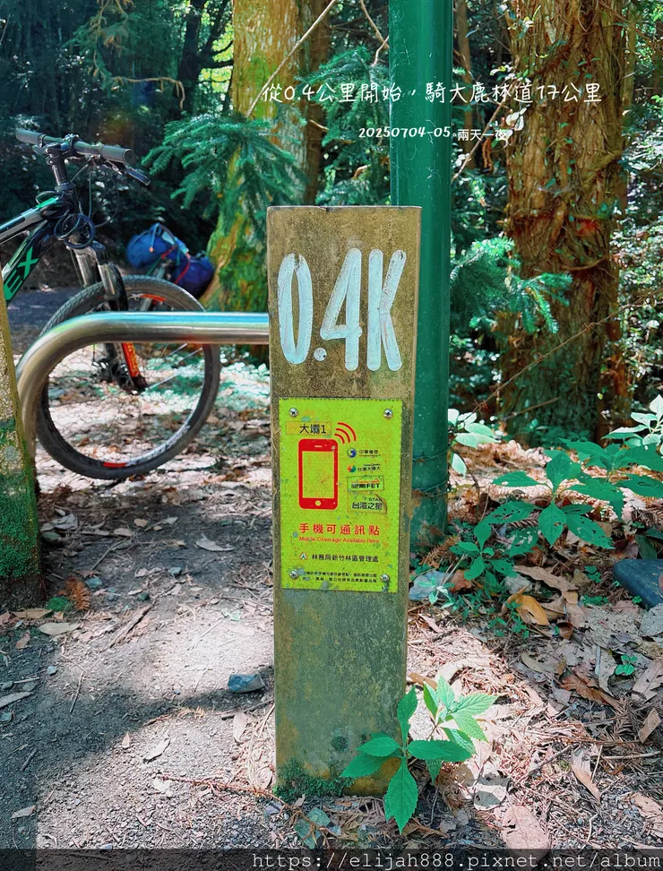【大霸群峰4百岳。兩天一夜】觀霧大鹿林道東線騎越野單車/馬達