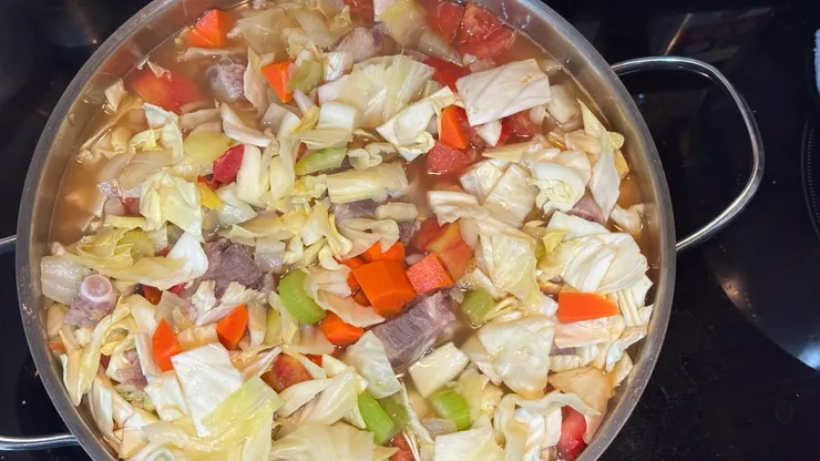 開始煮的時候...