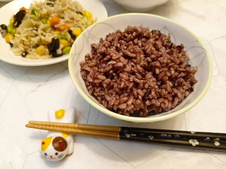 綠花朵蔬食手作──黑糙米飯