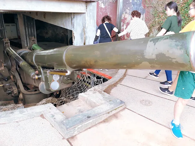 金門獅山砲陣地八吋榴砲與必看坑道砲操表演